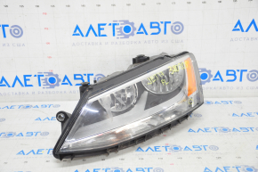 Headlight front left VW Jetta 11-16 bare USA halogen, scratch