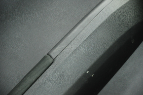 Door trim card rear left Honda Accord 13-15 black with black insert cloth, armrest cloth, rubbed