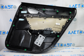 Door trim card rear left Honda Civic X FC 16-21 4d cloth black with beige insert plastic, scratches