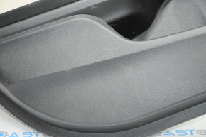 Door trim card rear left Honda Civic X FC 16-21 4d cloth black with beige insert plastic, scratches