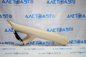 Front pillar trim upper right Lexus RX350 RX450h 10-13 beige, for dry cleaning, tears