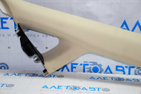 Front pillar trim upper right Lexus RX350 RX450h 10-13 beige, for dry cleaning, tears