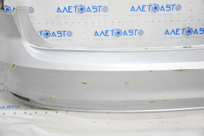 Rear bumper bare VW Jetta 15-18 USA silver, scratches