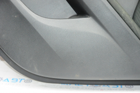 Door trim card rear right Honda Accord 13-15 black with black insert cloth, armrest cloth, scratches, for dry cleaning