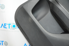 Door trim card rear right Honda Accord 13-15 black with black insert velour, armrest velour, scratches