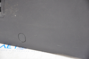 Central console armrest and cup holders VW Jetta 11-17 USA leather black, scratches, chemically treated