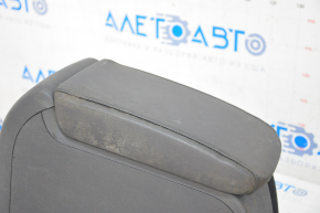 Central console armrest and cup holders VW Jetta 11-17 USA leather black, scratches, chemically treated