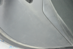 Door trim card rear right Mazda 6 13-15 black with black insert cloth, armrest leather, scratches
