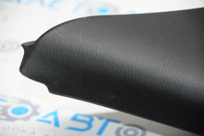 Door trim card rear right Mazda 3 14-16 BM black with black insert cloth, armrest plastic, scratches