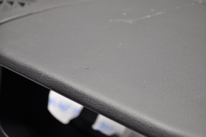 Dashboard front panel without AIRBAG Hyundai Sonata 15-17 gray inlay, scratches