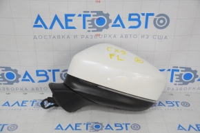 Left side mirror assembly Mazda CX-9 16-17 7 pins, BSM, turn signal, white, scale