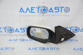 Left side mirror assembly Mazda3 03-09 3 pins, white, broken mirror element
