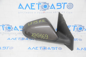 Side mirror right complete Hyundai Sonata 15-17 5 pins, graphite