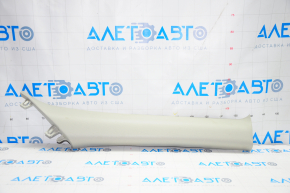 Front pillar trim upper right Nissan Rogue 14-20 gray, scratches