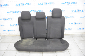 Rear row of seats 2nd row VW Jetta 11-18 USA black cloth with black insert, dry clean, tear