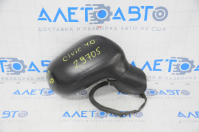 Right side mirror assembly for Honda Civic 4D 06-12, 3 pins, black