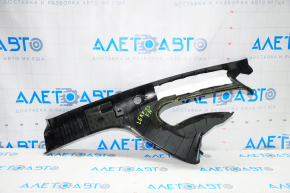 Right front pillar trim for Nissan Leaf 13-16, black, under the tweeter