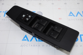 Front left window lift control Lexus ES300h ES350 13-18 black, 4 auto, with black trim