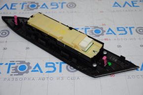 Front left window lift control Lexus RX350 RX450h 10-15 black, with automatic folding mirrors, with wood trim black