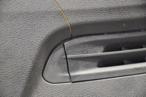 Dashboard front panel without AIRBAG Hyundai Sonata 11-15 dark gray crack visible contact AIRBAG butt