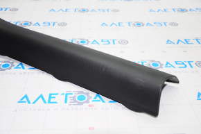 Front pillar trim right Chevrolet Camaro 16- coupe black, rubbed