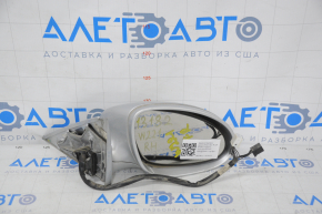 Right side mirror assembly for Mercedes W221 07-09, 8+7 pins, auto-dimming, turn signal, silver