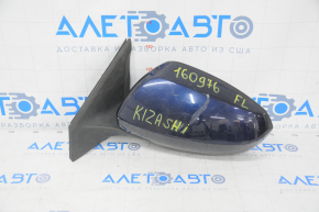 Left side mirror complete Suzuki Kizashi 10-15 3 pins, blue, broken mirror