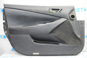Door trim card front left Lexus ES350 07-09 black, armrest leather, scratches, tears