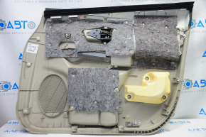 Door trim card front left Toyota Prius V 12-17 beige with beige insert cloth, for dry cleaning