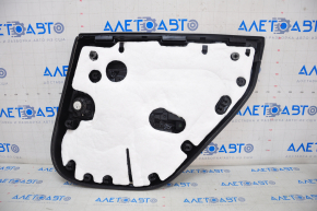 Door trim card rear left Tesla Model 3 18-20 leather black with speaker and window lift control and door opening button