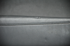 Door trim card front left Lexus RX350 RX450h 10-15 black with black insert leather, armrest black leather, under seat memory, leather tear, scratches, bumps