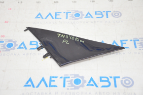 Mirror cover triangle outer front left Tesla Model 3 18- black gloss