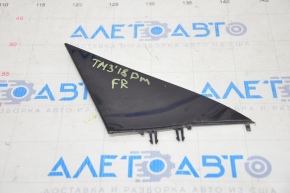 Mirror cover triangle outer front right Tesla Model 3 18- black gloss