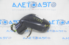 Left mirror housing for Lexus LS460 LS600h 07-09 pre-rest 12 pins, dark blue, missing mirror element, missing housing fragment