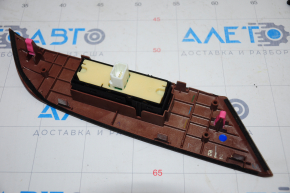 Front right window lift control Lexus RX350 RX450h 10-15 black, with burgundy wood trim