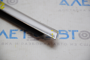 Molding door-glass central rear left VW Passat b8 16-19 USA chrome, scratches