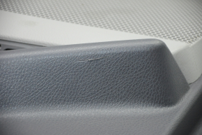 Door trim card front right Toyota Camry v70 18-23 dark gray with gray insert plastic, armrest rubber, scratches, bumps