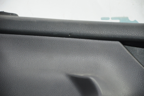 Door trim card front right Toyota Camry v70 18-23 dark gray with gray insert plastic, armrest rubber, scratches, bumps