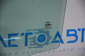 Glass of the rear left door Ford Escape MK3 13-19 without tinting, scratches