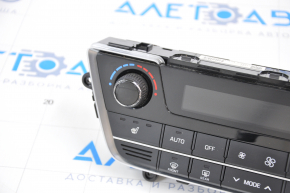 Climate control Hyundai Sonata 15-17 auto, dual zone with heating, peeling chrome, scratches on glass