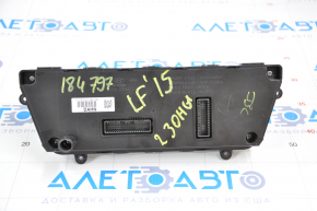 Climate control Hyundai Sonata 15-15 auto, dual zone with heating, chrome chipped, scratch on glass