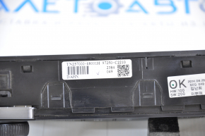 Climate control Hyundai Sonata 15-15 auto, dual zone with heating, chrome chipped, scratch on glass