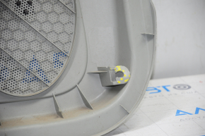 Door trim card front right Toyota Prius 30 10-15 gray with gray insert leather, JBL, scratches, broken fastener