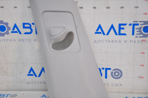 Center pillar trim upper belt left Tesla Model 3 18- gray fabric, for cleaning
