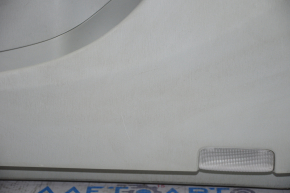 Door trim card front right Toyota Prius V 12-17 gray with gray insert cloth, tear, scratches, for dry cleaning