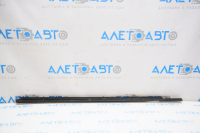 Molding door-glass central front left Mercedes CLA 14-19 chrome, no plug, scratches