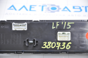 Hyundai Sonata 15-17 clock panel with radio control, crack in the overlay