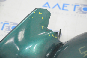Left side mirror Ford Taurus 96-99 green, missing housing fragment, broken fasteners