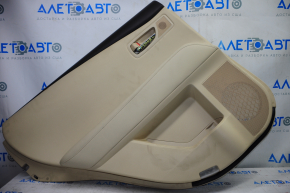 Door trim card rear left Lexus RX350 RX450h 10-12 beige with beige insert leather, armrest leather, tears