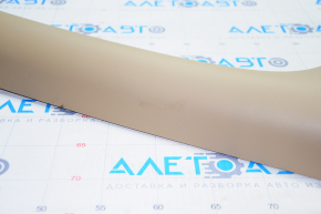 Front pillar trim right Hyundai Sonata 11-15 beige, scratch